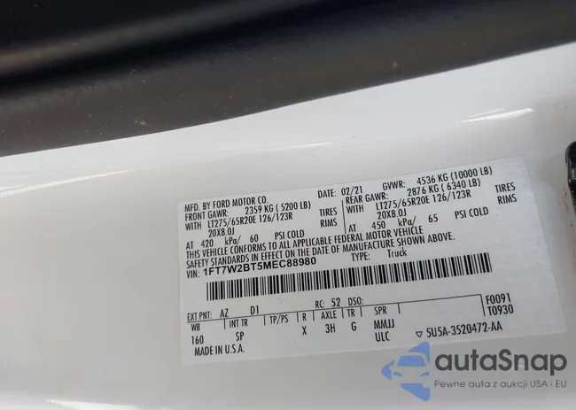 1FT7W2BT5MEC88980: 42451048