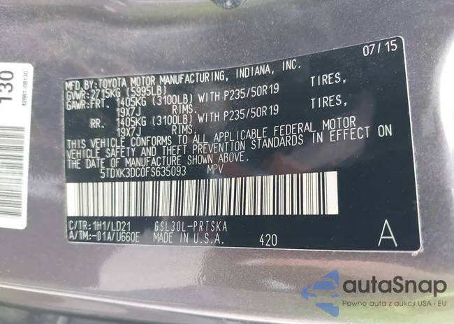 5TDXK3DC0FS635093: 42451102