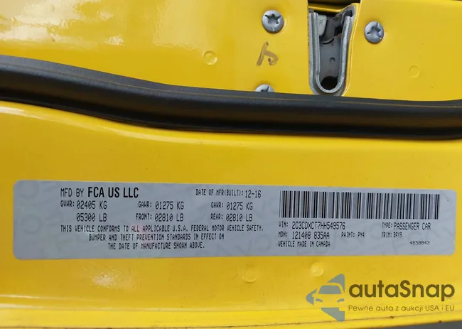 2C3CDXCT7HH549576: 42450701