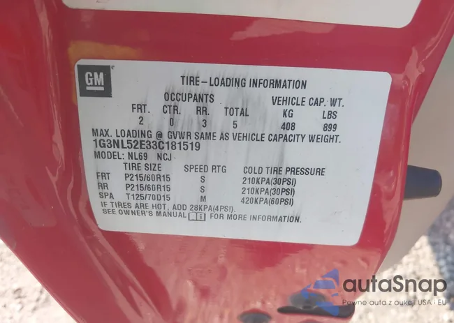 1G3NL52E33C181519: 42451957