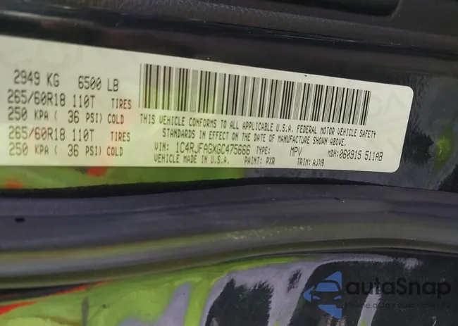 1C4RJFAGXGC475666: 42452004