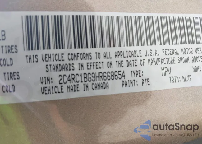 2C4RC1BG9HR668654: 42452032