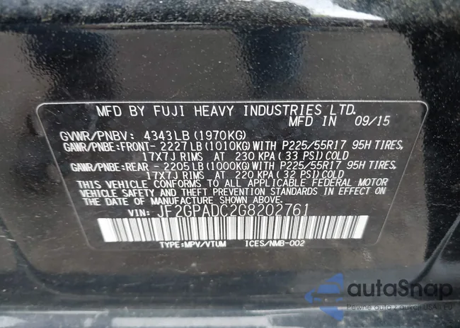 JF2GPADC2G8202761: 42452122