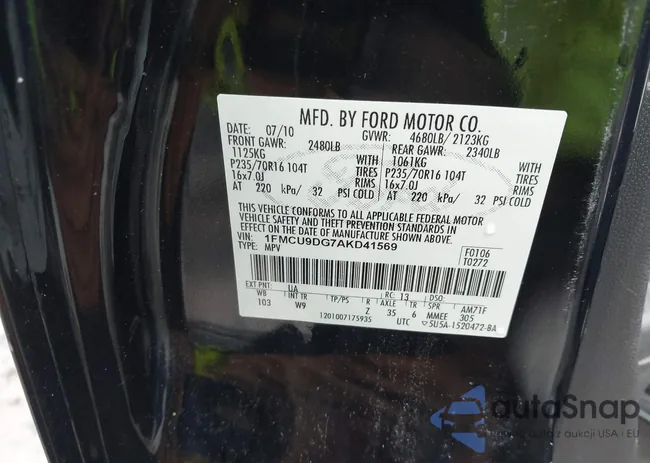 1FMCU9DG7AKD41569: 42452292