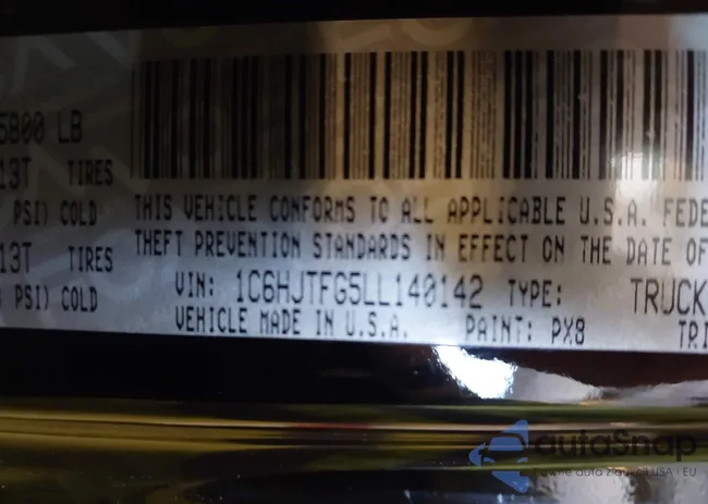 1C6HJTFG5LL140142: 42452310