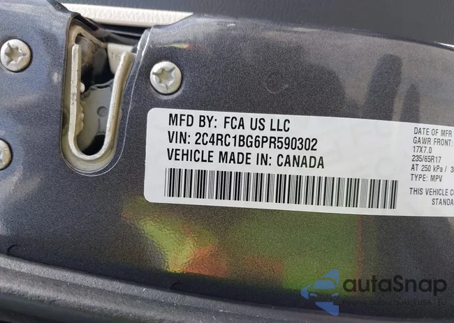 2C4RC1BG6PR590302: 42451369