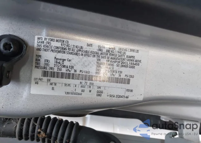 1FAHP3F20CL155455: 42452960