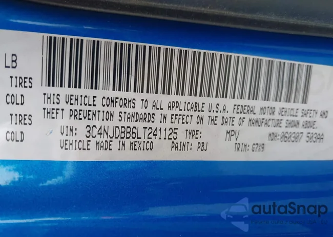 3C4NJDBB6LT241125: 42453072