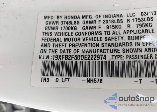 19XFB2F50DE222974: 42453834