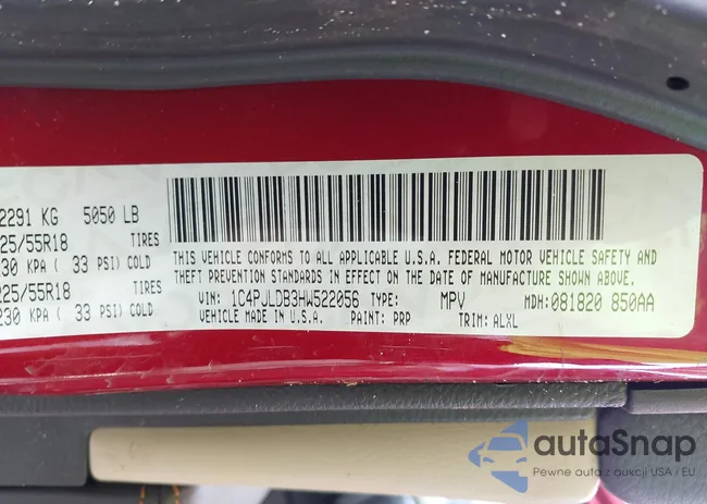 1C4PJLDB3HW522056: 42454088