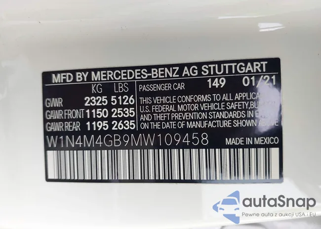 W1N4M4GB9MW109458: 42454163