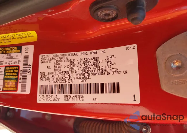 5TFDW5F1XCX241377: 42454839