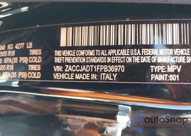 ZACCJADT1FPB36970: 42455334