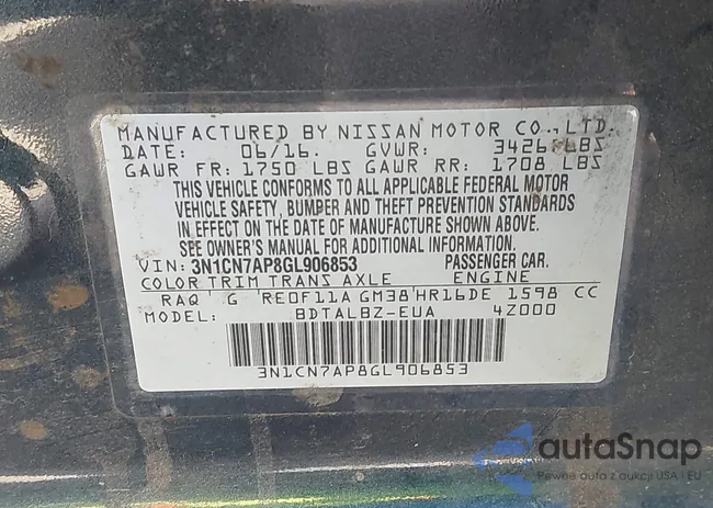 3N1CN7AP8GL906853: 42454395