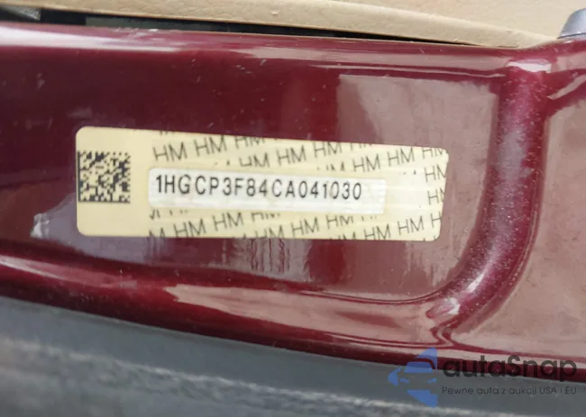 1HGCP3F84CA041030: 42455957