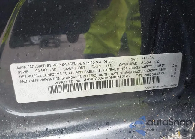 3VWRA7AJ6AM091758: 42456048