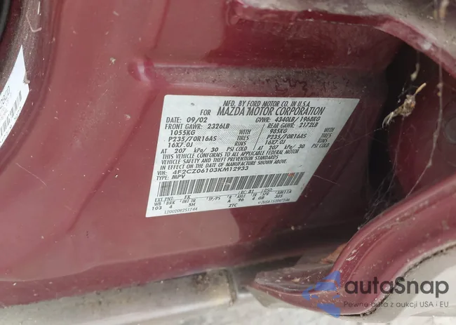 4F2CZ06103KM12933: 42456123