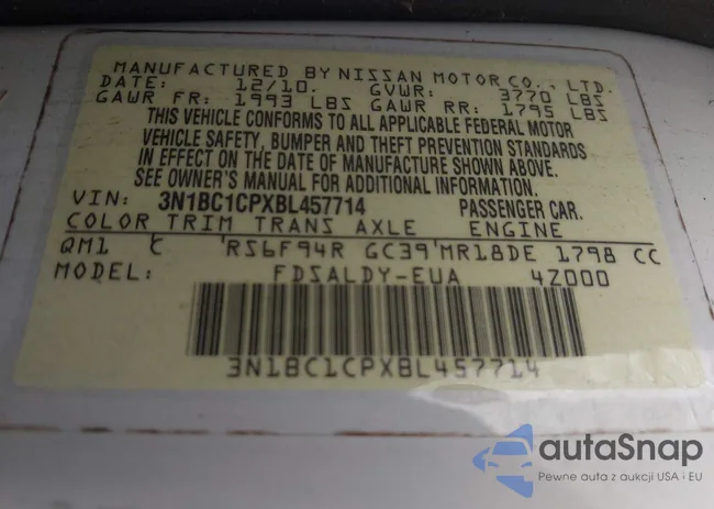 3N1BC1CPXBL457714: 42456184