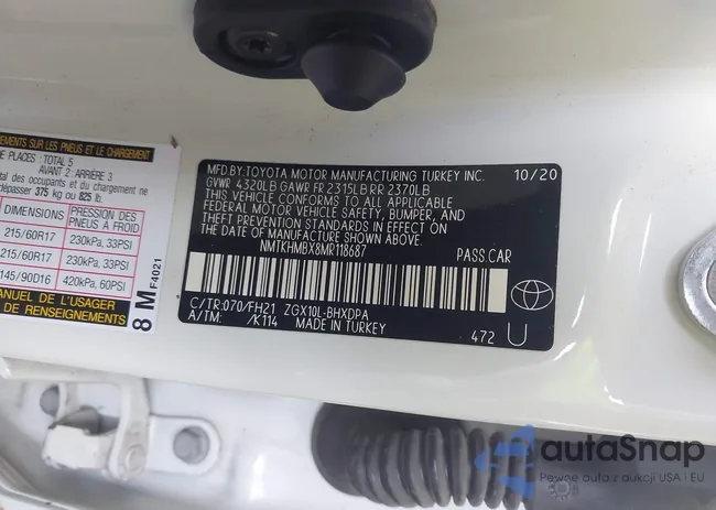 NMTKHMBX8MR118687: 42456226