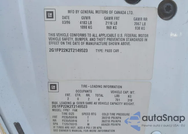 2G1FP22K2T2149523: 42455538