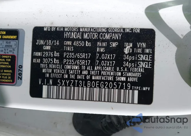 5XYZT3LB0EG205719: 42455685