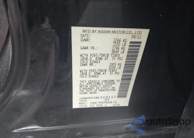 1N6BA0ECXBN319157: 42456725