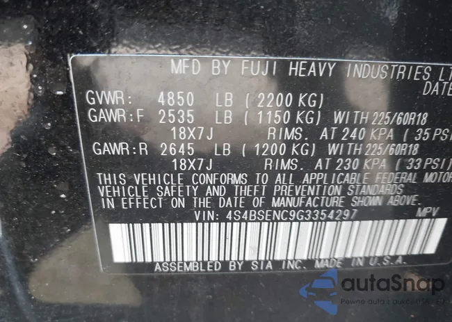 4S4BSENC9G3354297: 42456927