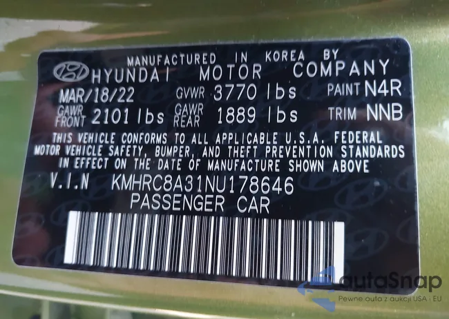 KMHRC8A31NU178646: 42457150