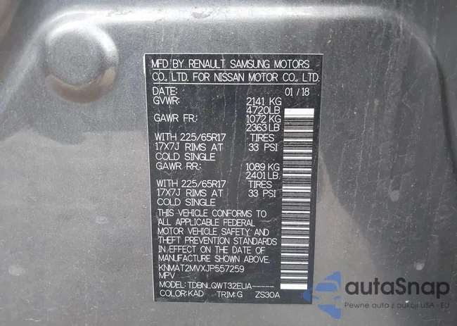 KNMAT2MVXJP557259: 42457184