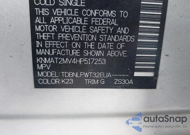 KNMAT2MV4HP517253: 42457189