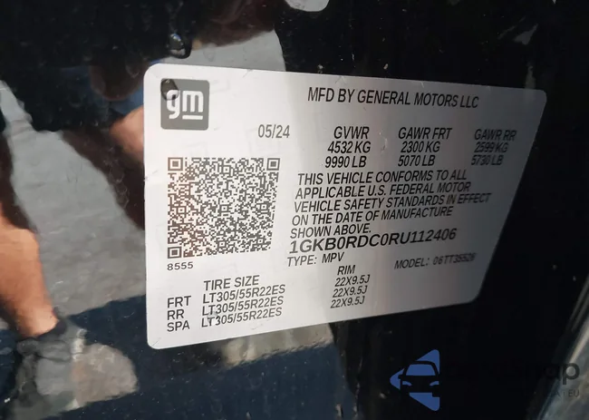 1GKB0RDC0RU112406: 42457270