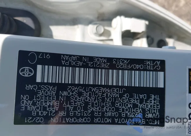 JTDEPMAE5MJ175962: 42456455