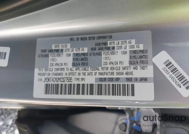 JM3KFACM2M0327685: 42456645