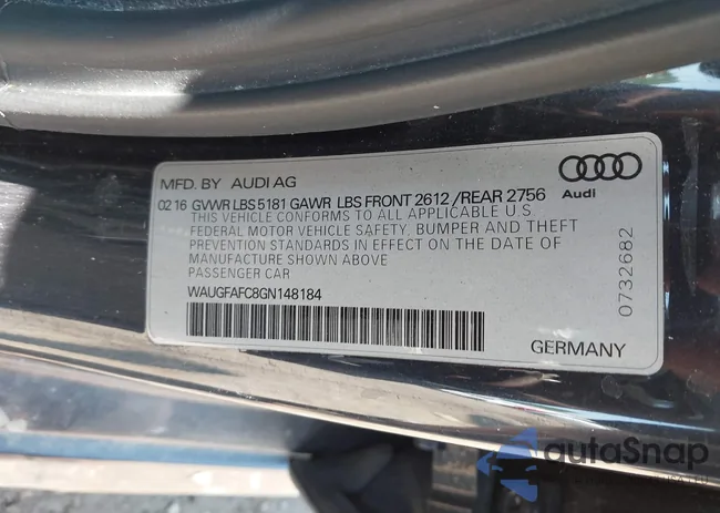 WAUGFAFC8GN148184: 42456710