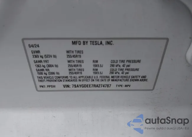 7SAYGDEE7RA274787: 42456717