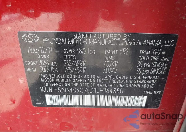 5NMS3CAD1LH164350: 42457757