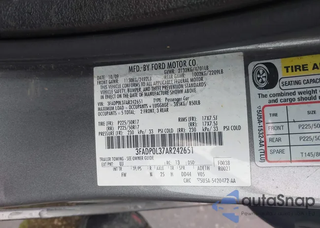 3FADP0L37AR242651: 42457758