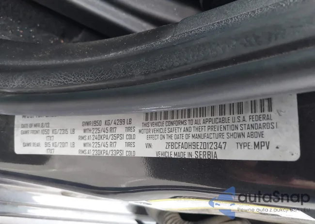 ZFBCFADH9EZ012347: 42458216
