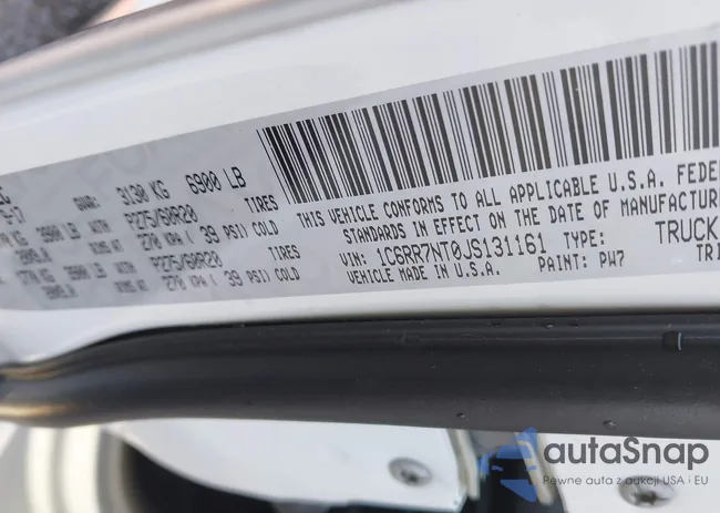 1C6RR7NT0JS131161: 42457461