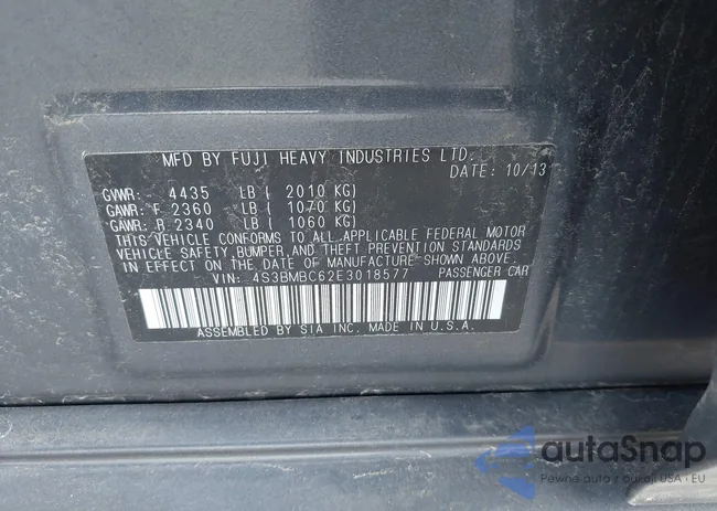 4S3BMBC62E3018577: 42459026