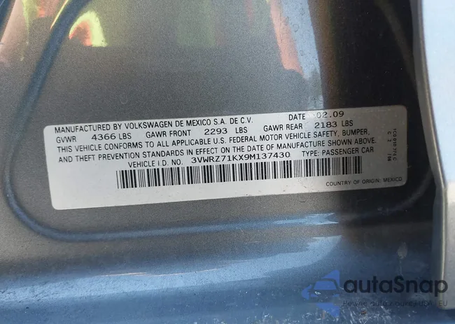 3VWRZ71KX9M137430: 42459038