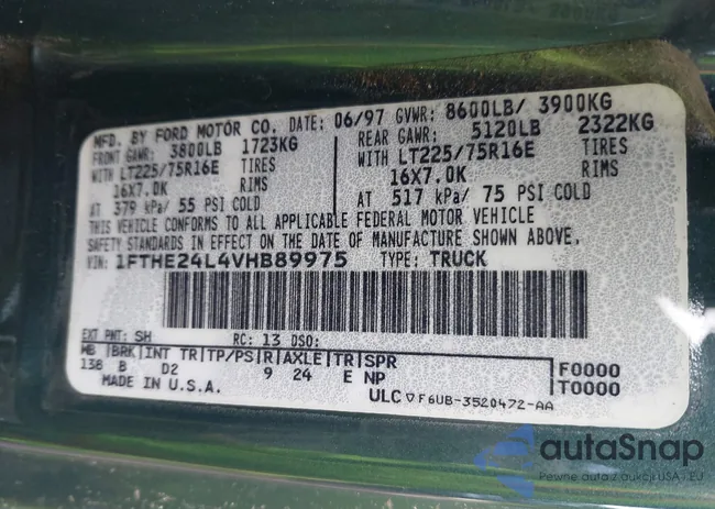 1FTHE24L4VHB89975: 42459215