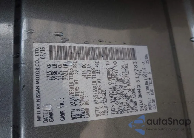 5N1AL0MM4GC517783: 42458500