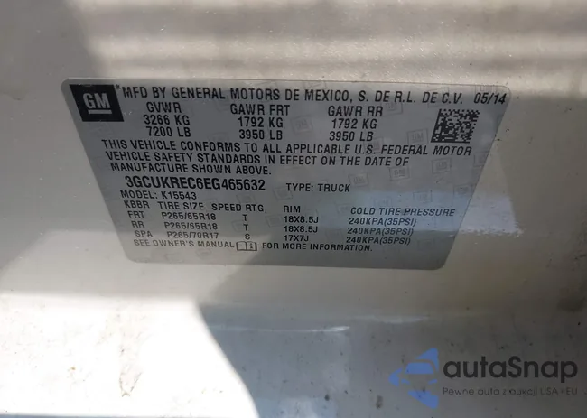 3GCUKREC6EG465632: 42458505