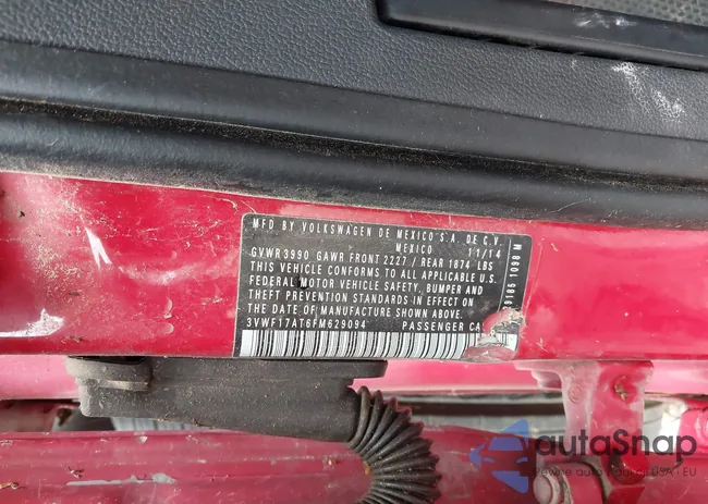 3VWF17AT6FM629094: 42458638