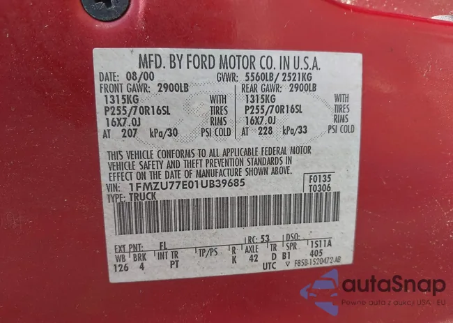 1FMZU77E01UB39685: 42459928