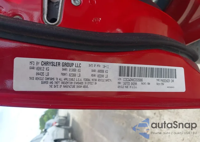 1C3CDWDA0CD535886: 42460168