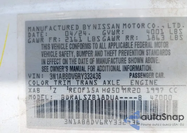 3N1AB8DV6RY332436: 42460243