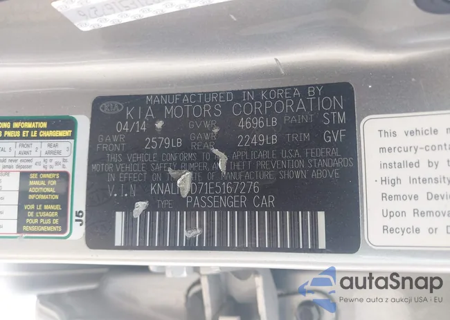 KNALN4D71E5167276: 42460271