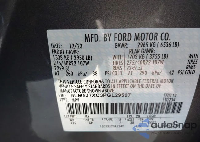 5LM5J7XC3PGL29507: 42460774